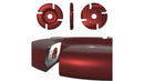 Disque plat en carbure 4 couteaux 4" ROTO-CLIP  (4c rouge)