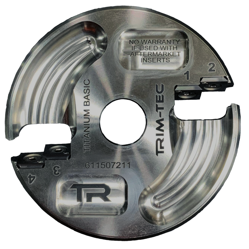 Disque Basic en titanium 3mm cotés ouverts -TRIM TEC